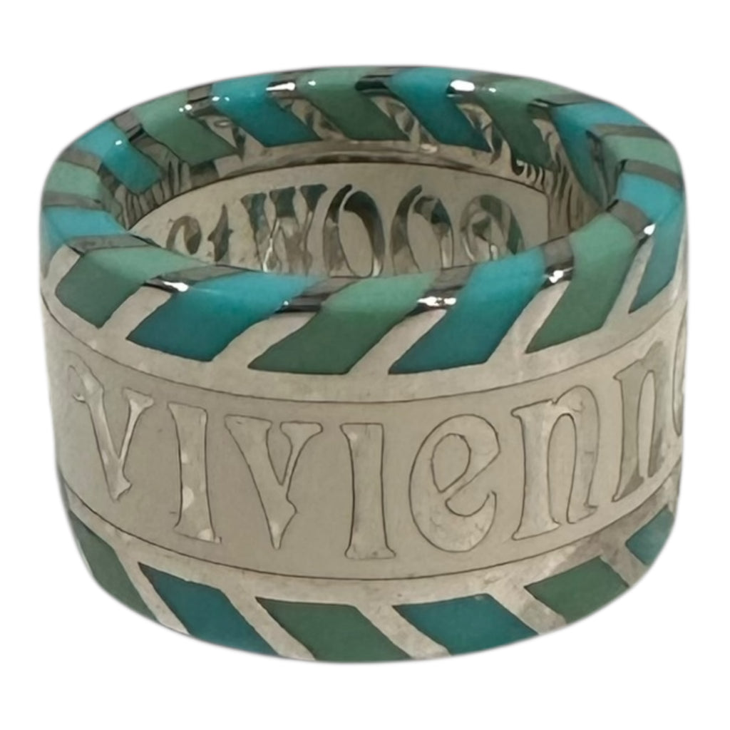 Vivienne Westwood turquoise Conduit Street ring