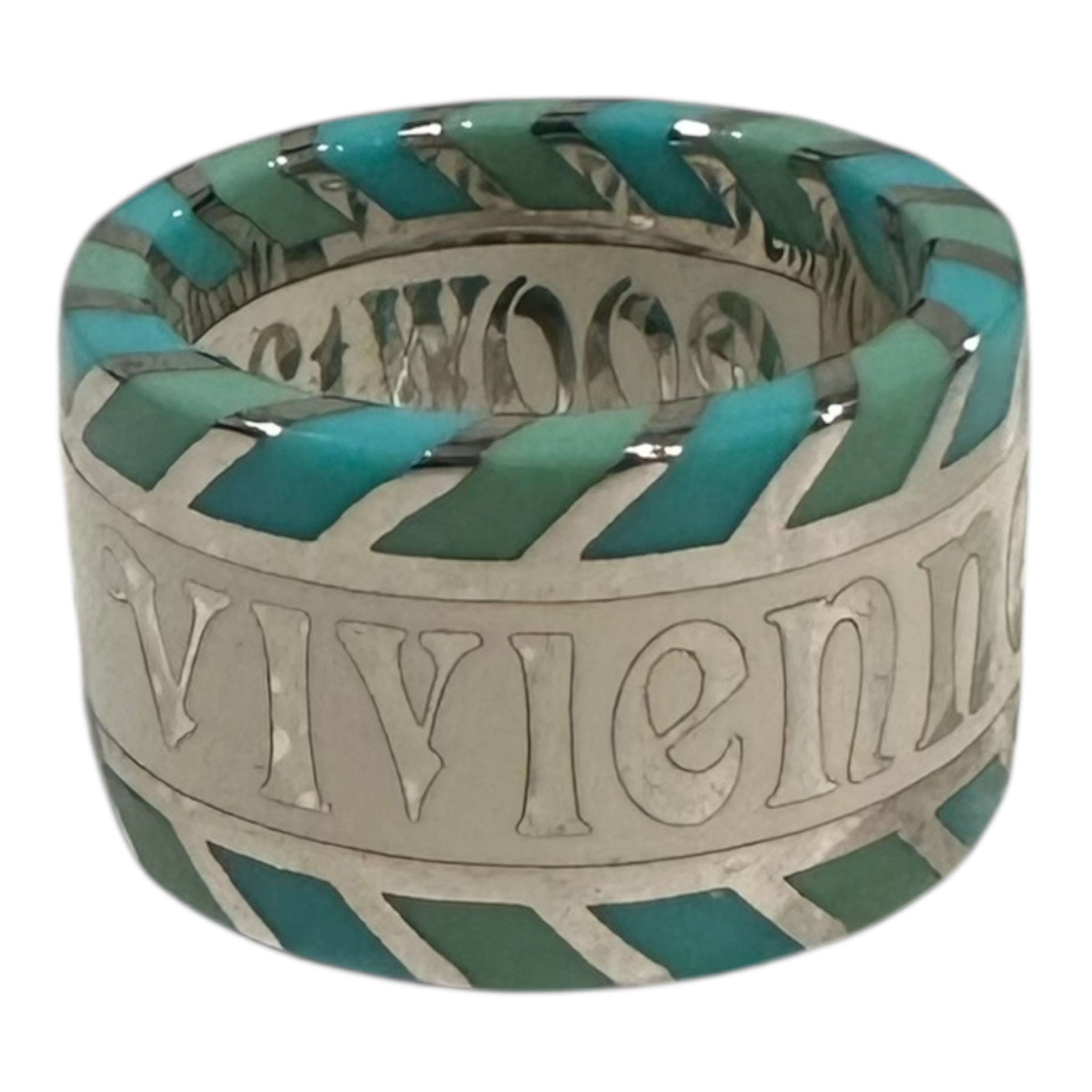 Vivienne Westwood turquoise Conduit Street ring