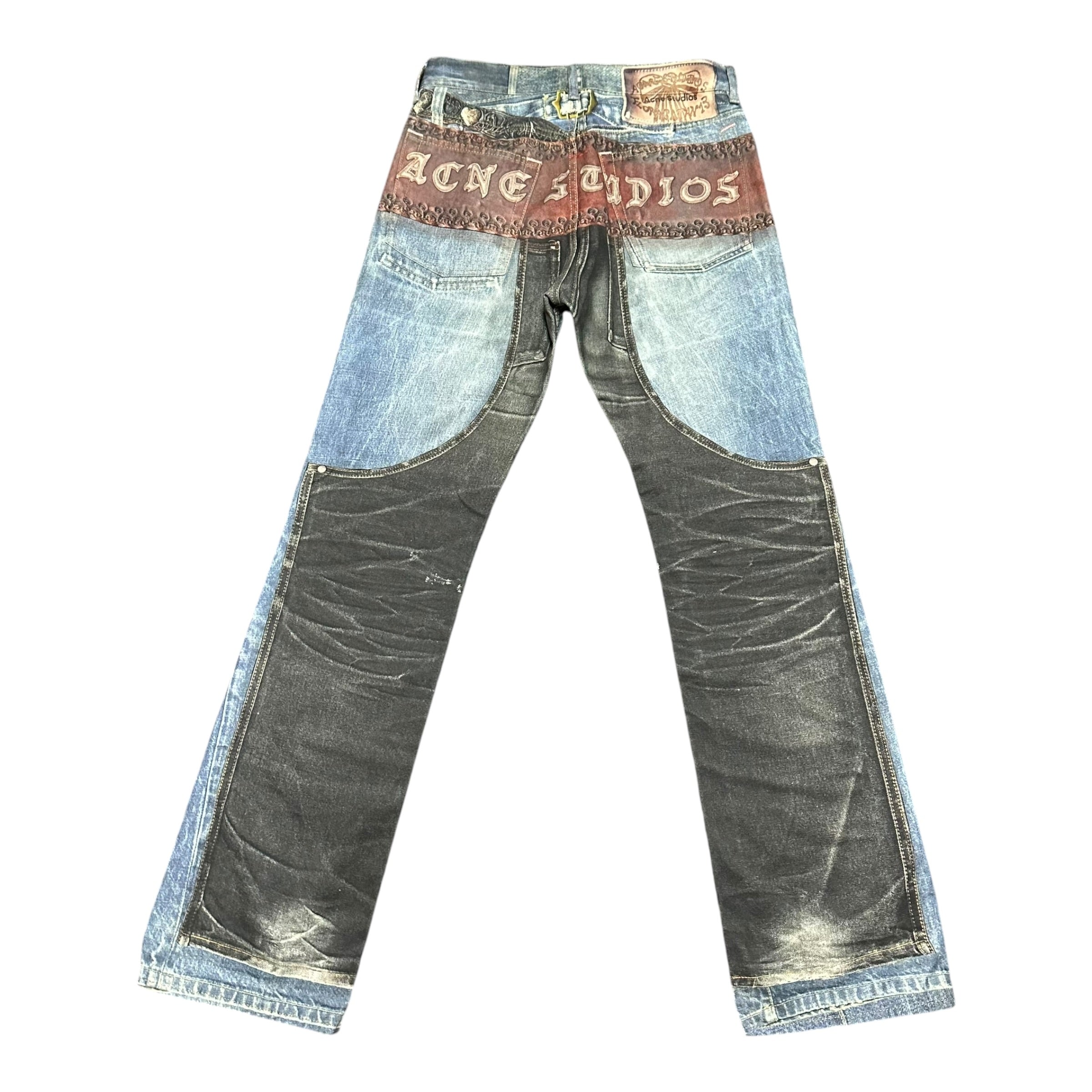 Acne Studios Trompe L'Oeil Jeans