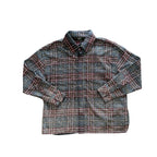 Hmdd Rhinestone Blue Plaid Flannel