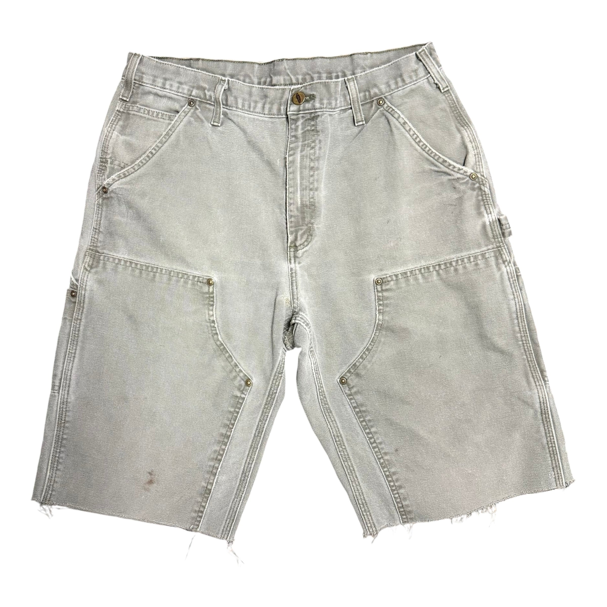 Vintage Carhartt Olive Double Knee Shorts(34)