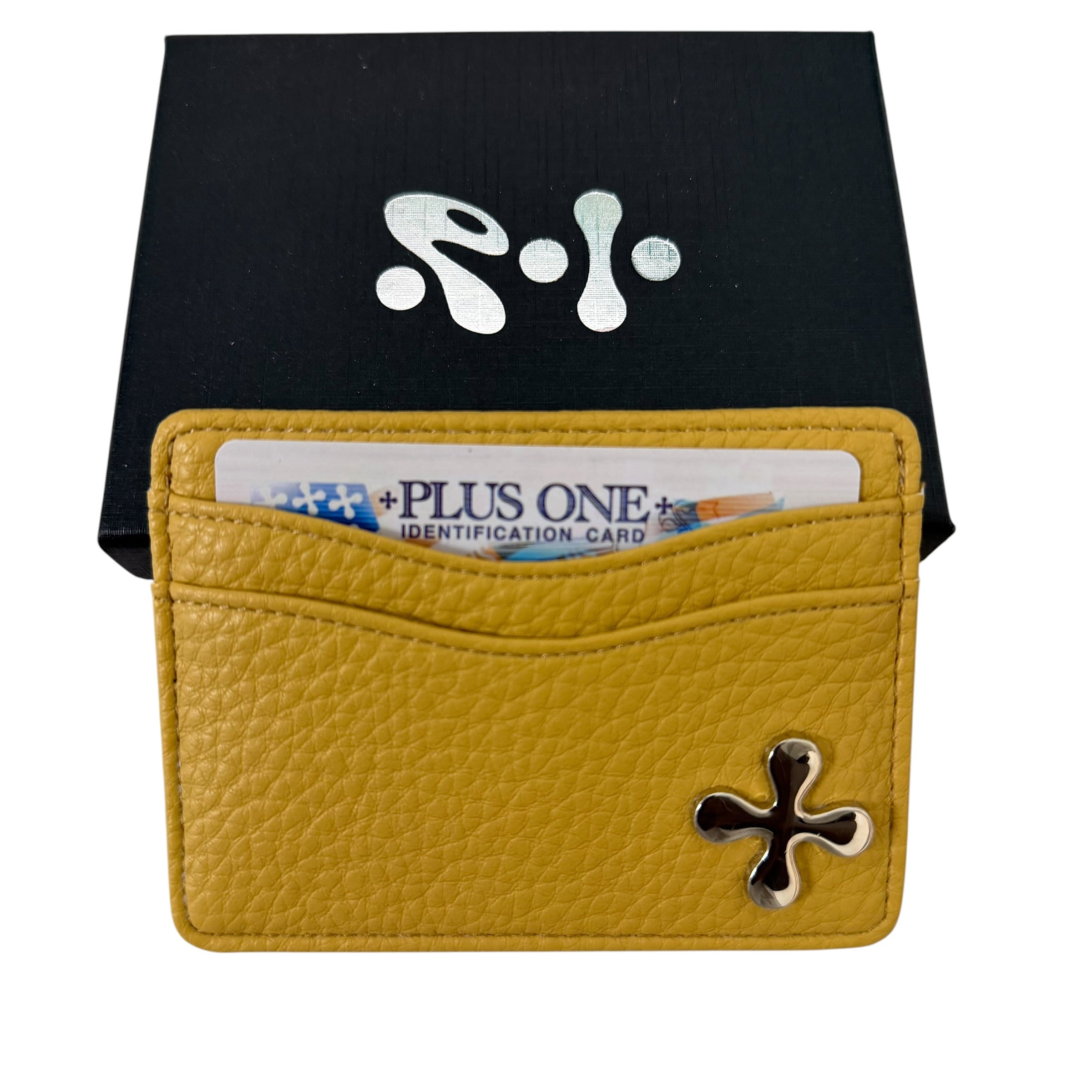 NEW Plus One Leather Card Wallet