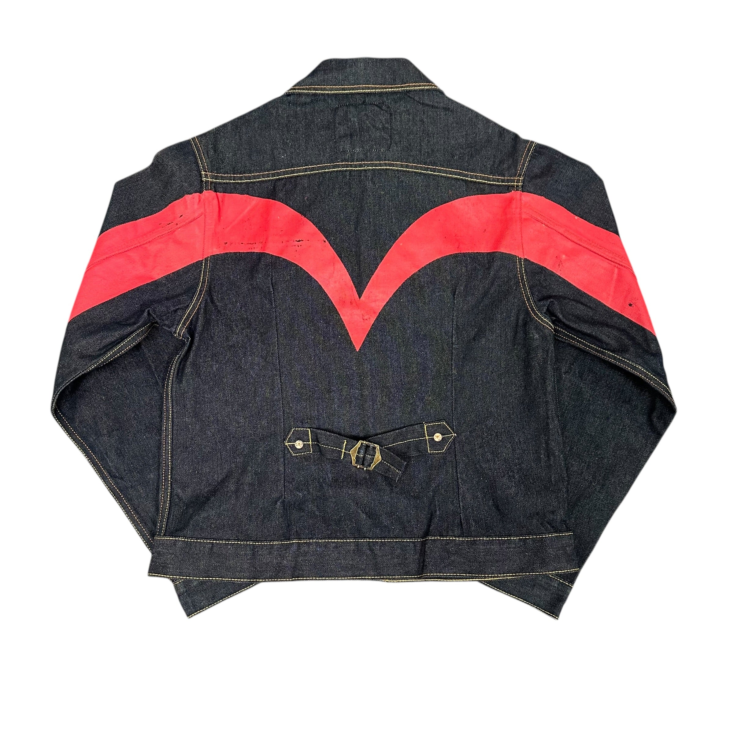 Evisu Denim Dark Blue/Red Jacket