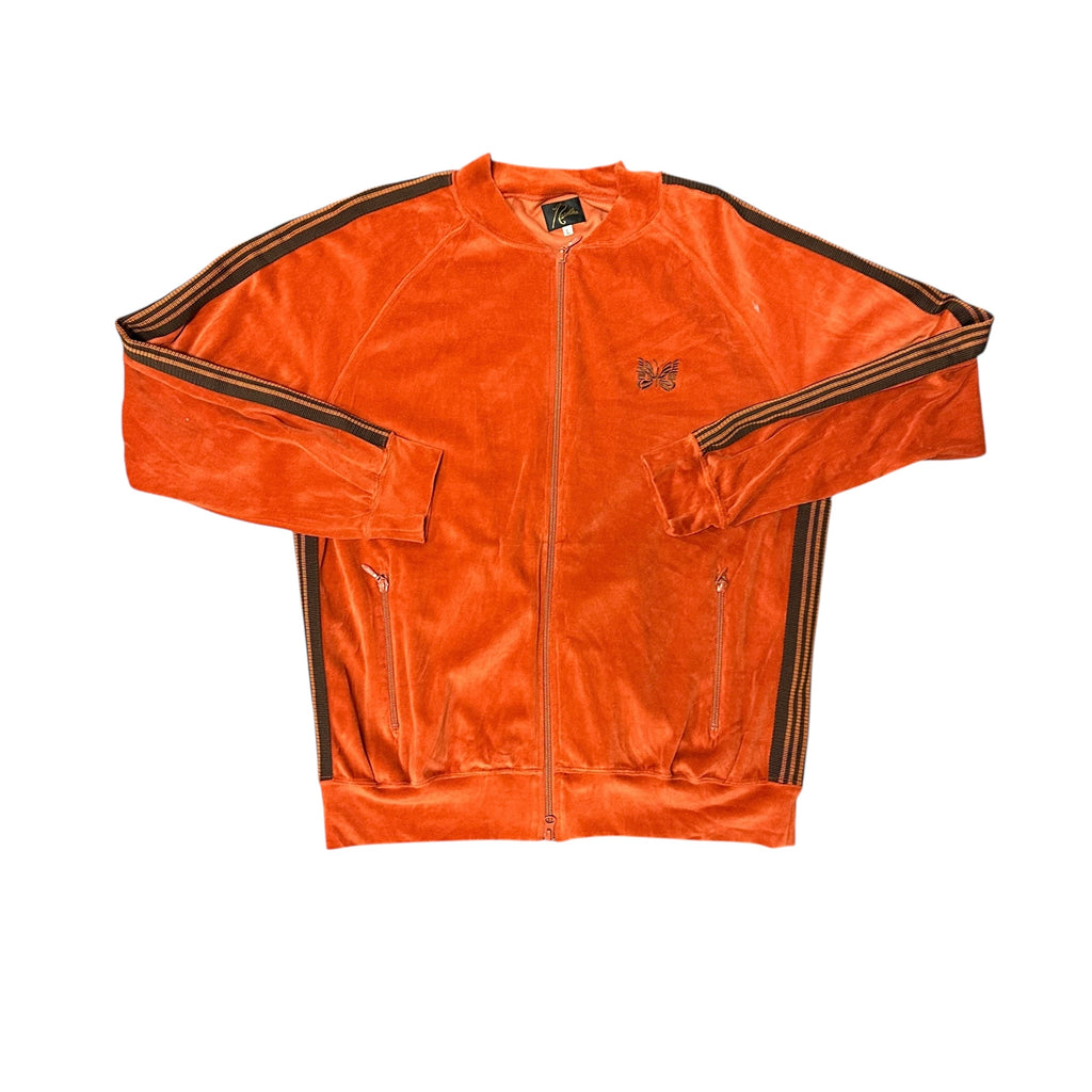 Needles Orange/Brown Velour Track Jacket