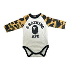 Bathing Ape (BAPE) Kids 1st Camo College Bodysuit