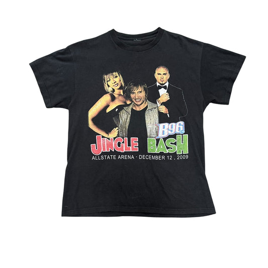 Vintage 2009 B96 Jingle Bash Concert Rap Tee