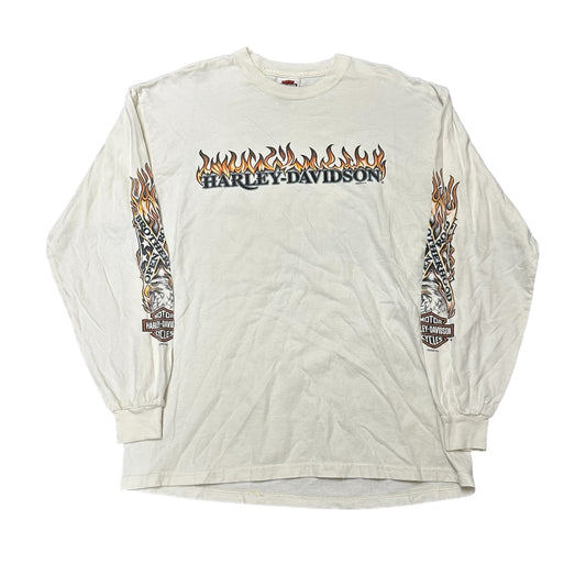 ‘06 Harley Davidson Pikes Peak Flame L/S Tee