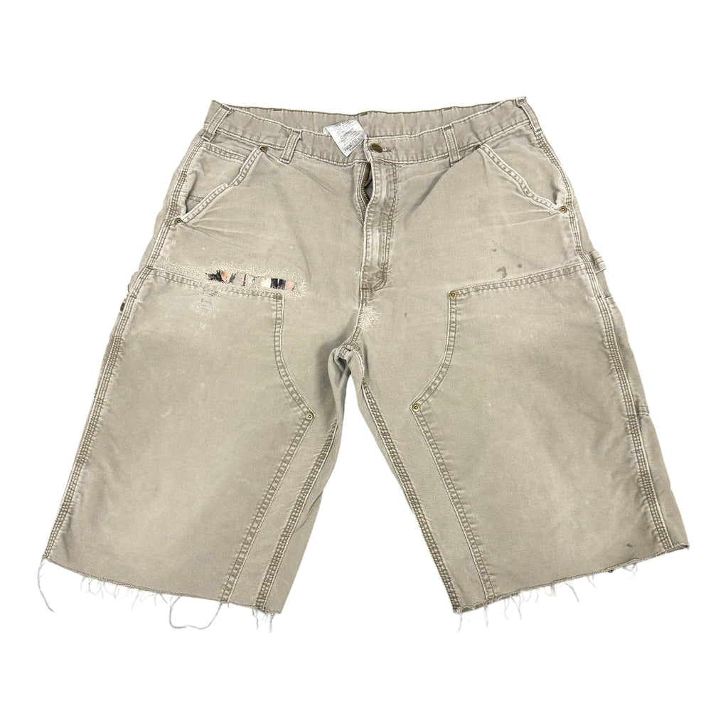 Vintage Carhartt Olive Double Knee Shorts(36) Thinner material