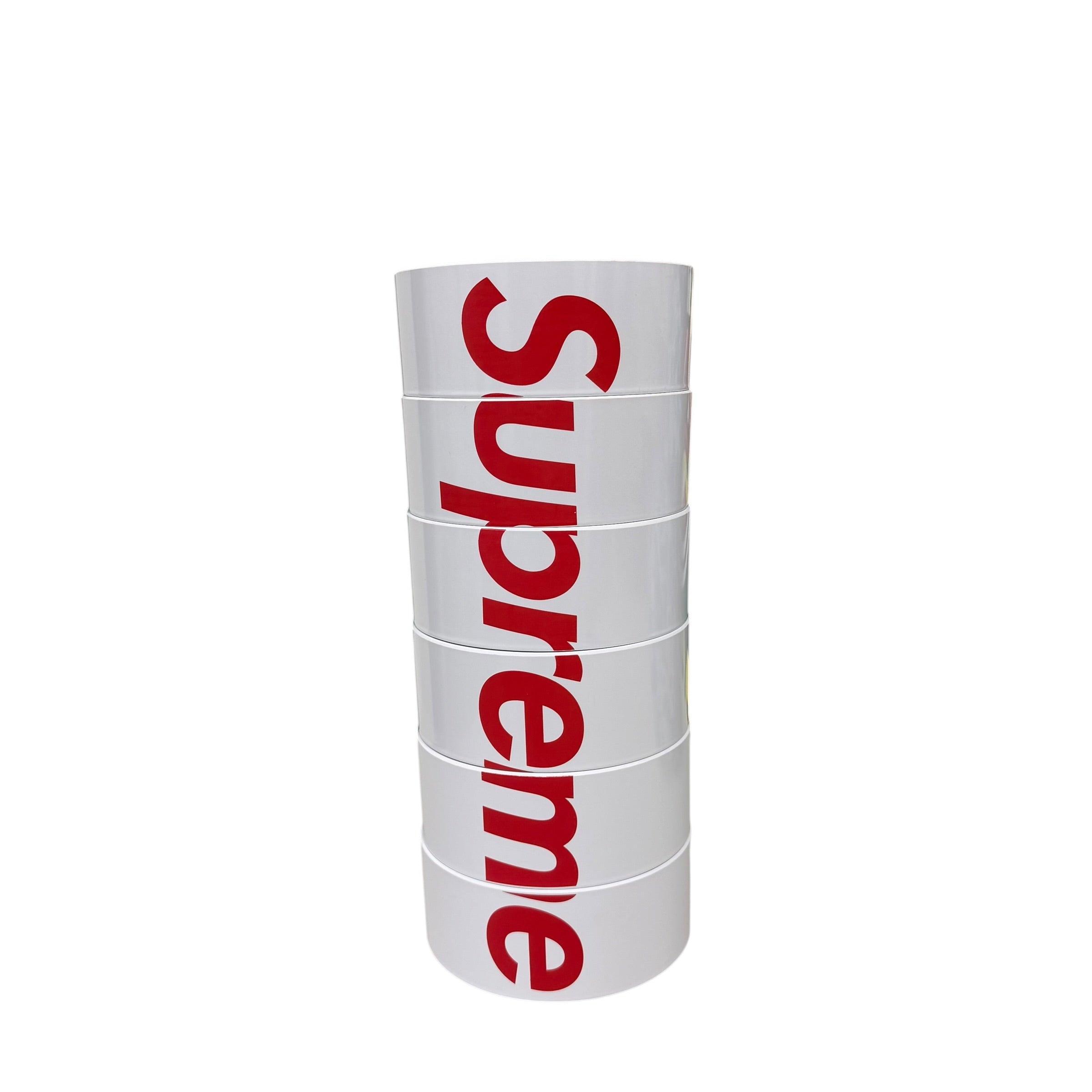 Supreme x Heller melamine bowls in white.