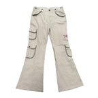74iswar Flared Olive Pants