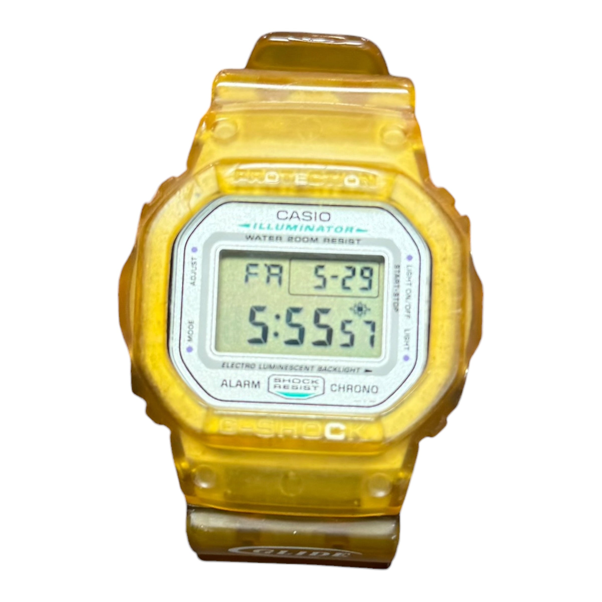 G Shock Yellow Translucent