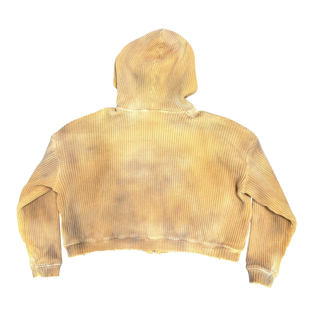 GV Gallery Waffle Thermal Zip Up Hoodie