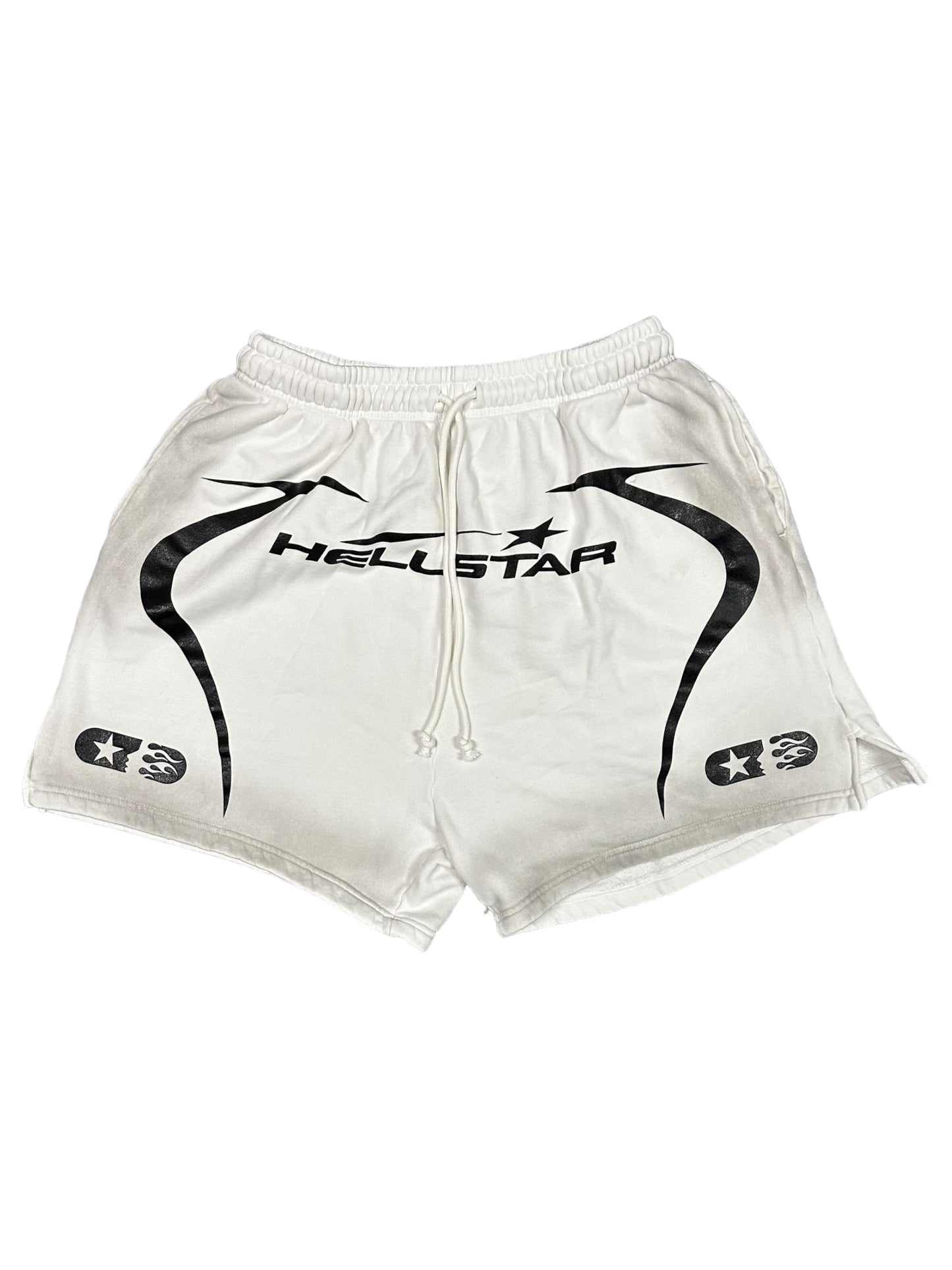 HELLSTAR WARM UP SHORTS WHITE (22YLVS)