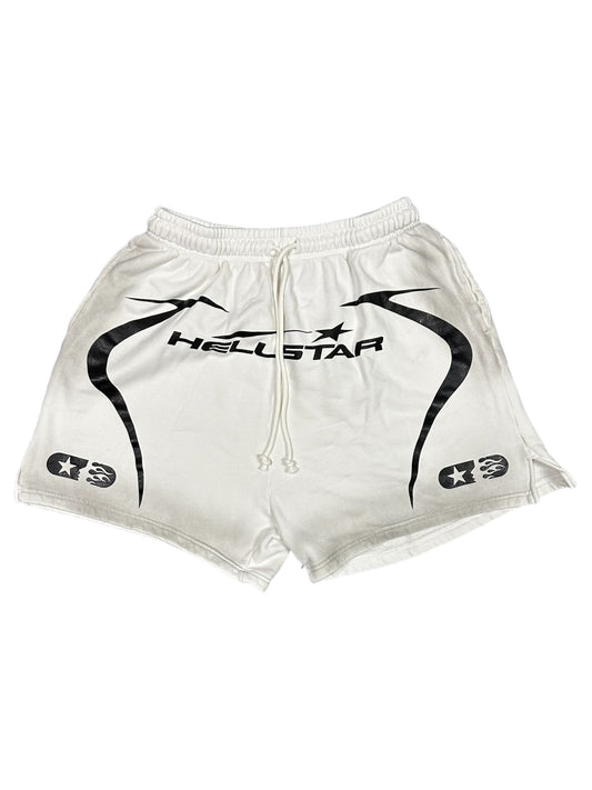 HELLSTAR WARM UP SHORTS WHITE (22YLVS)