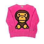 Bape Kids Milo Pink Sweater