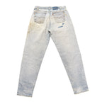 Vintage Orange Tab Patch Jeans