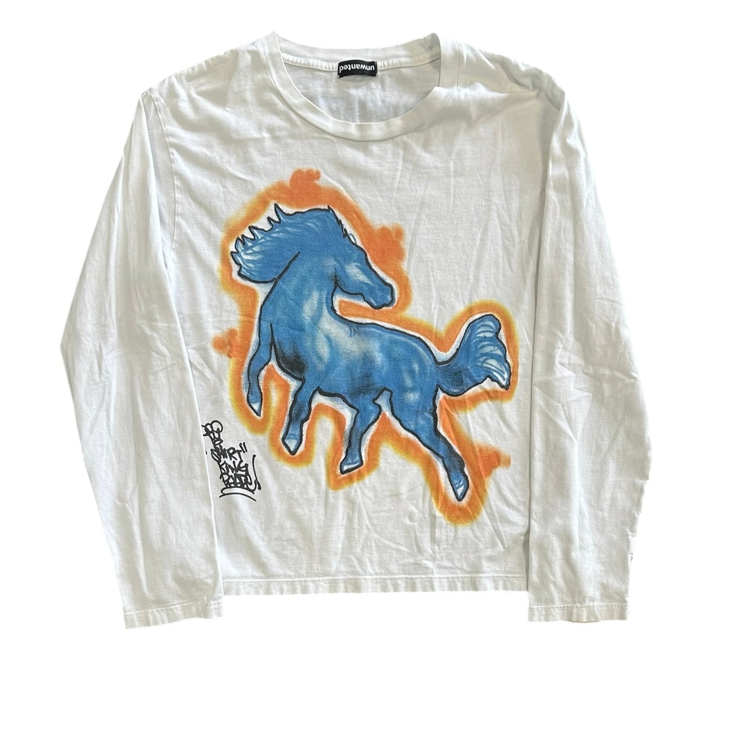 Unwanted Airbrush Horse L/S Tee