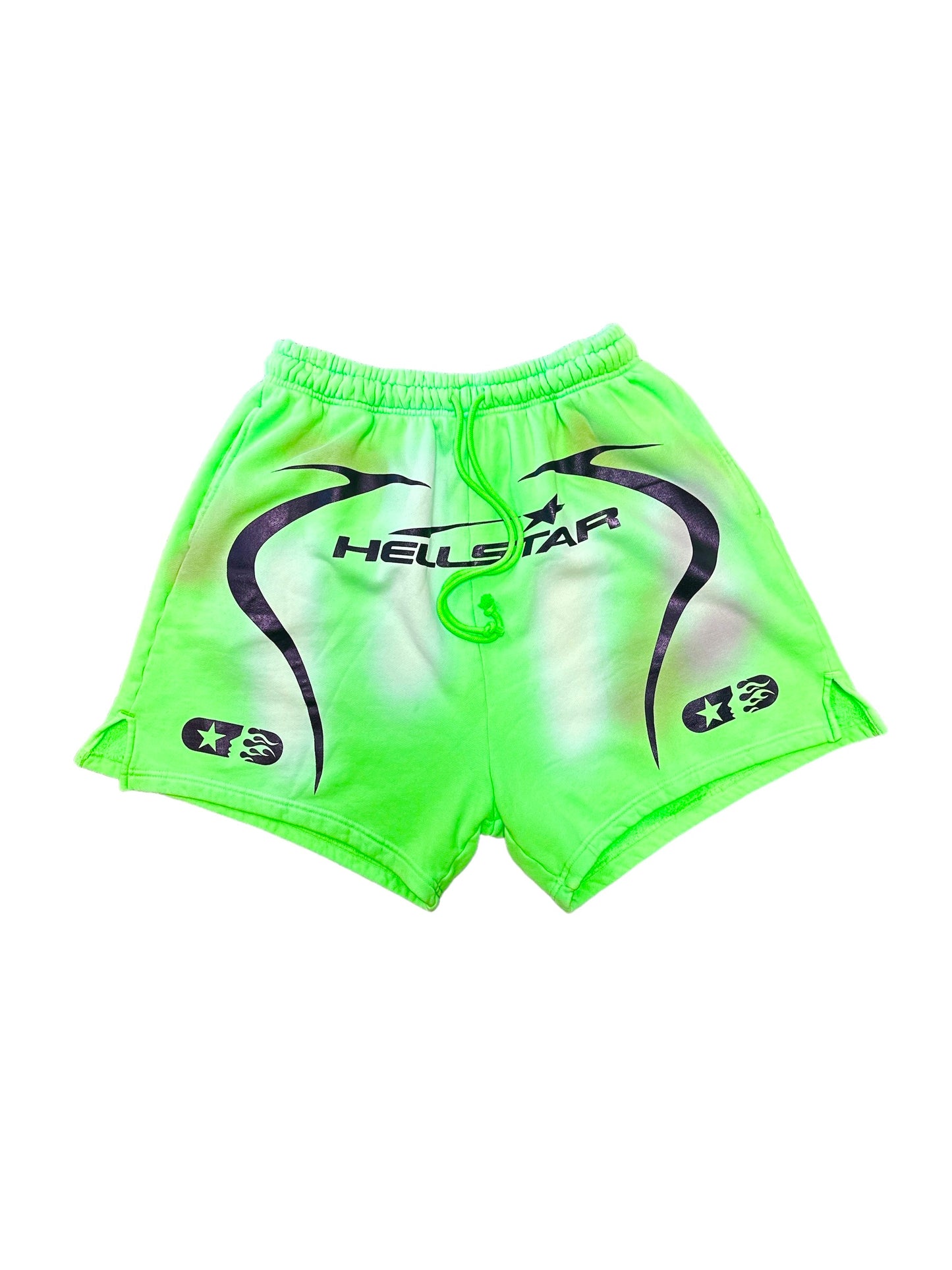 HELLSTAR WARM UP SHORTS GREEN (7Q12C2)