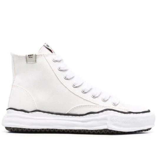 White Maison Mihara High Top Sneakers