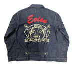 Evisu Denim Jacket (Cream Paint)