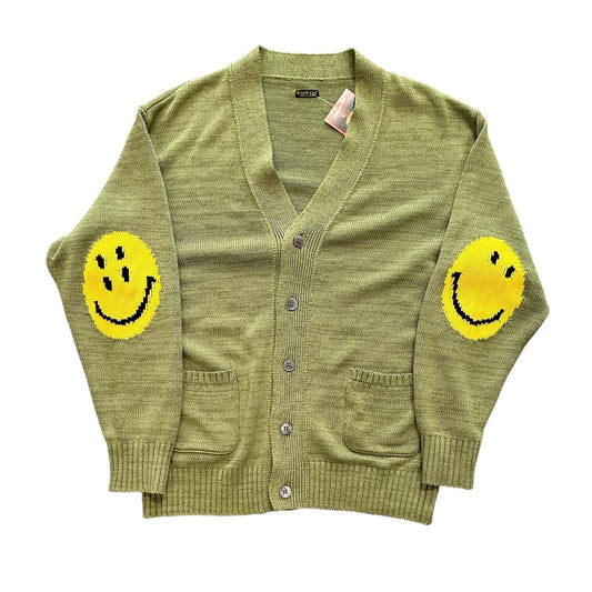 Kapital Smiley Green Cardigan