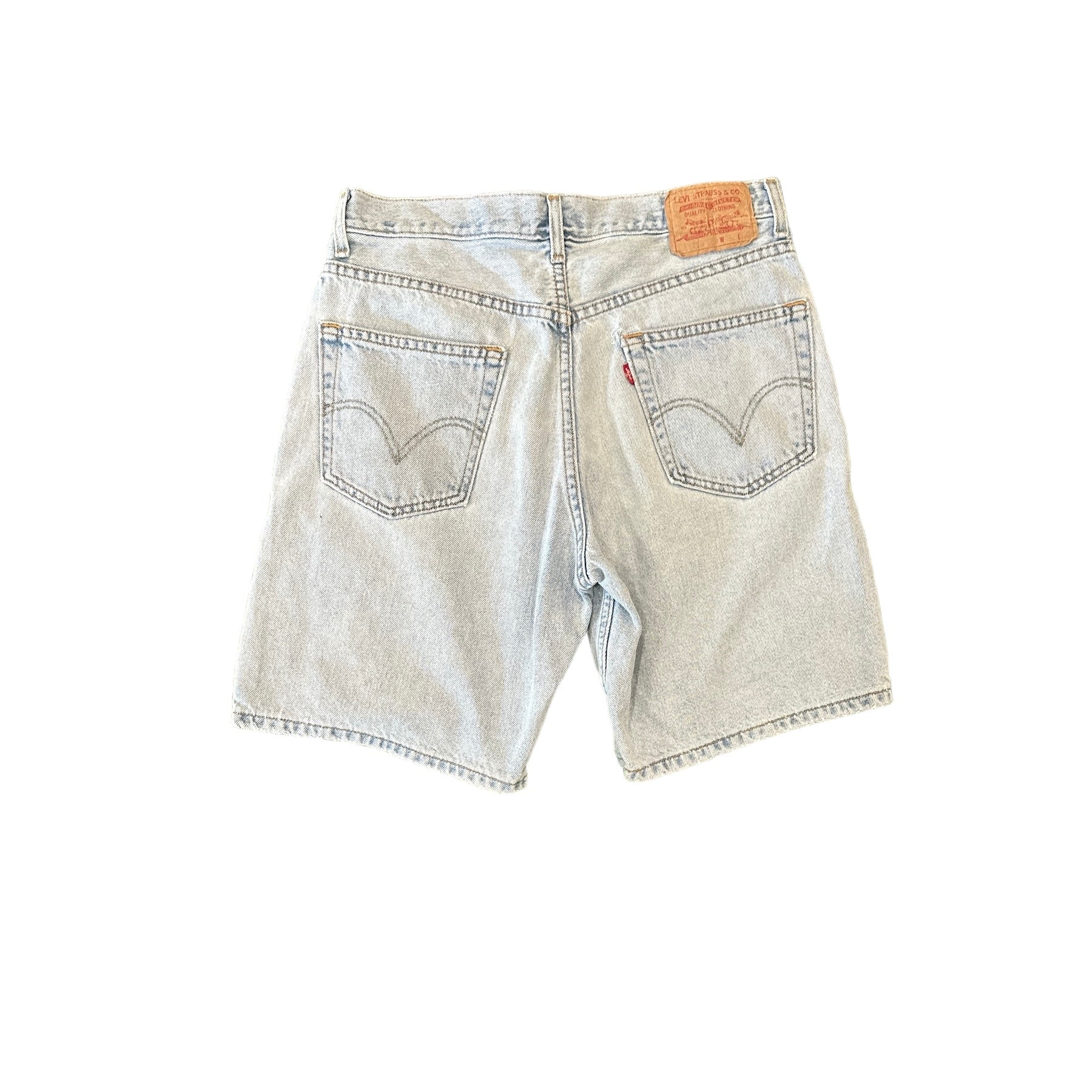 Vintage Levi's 550 Lt Blue Denim Shorts