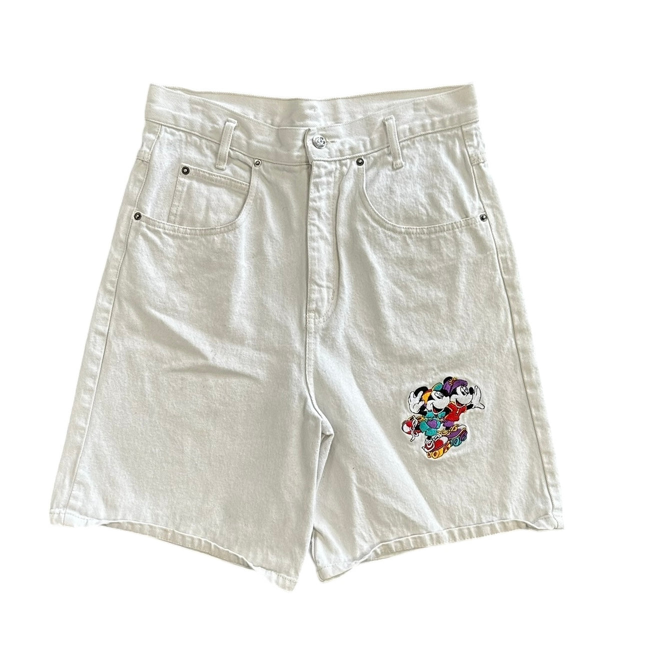 Vintage Mickey Shorts White