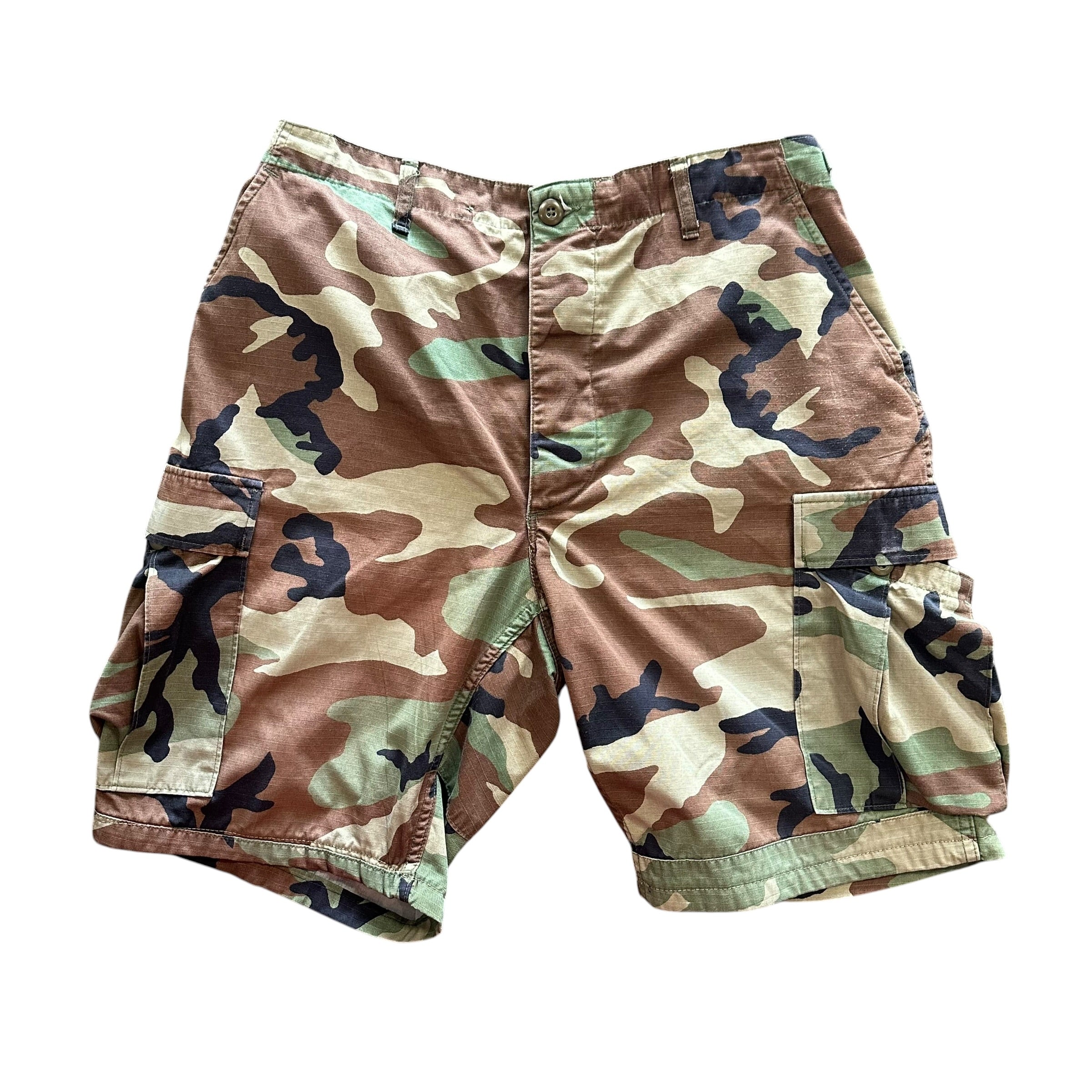Vintage Camo Cargo Shorts