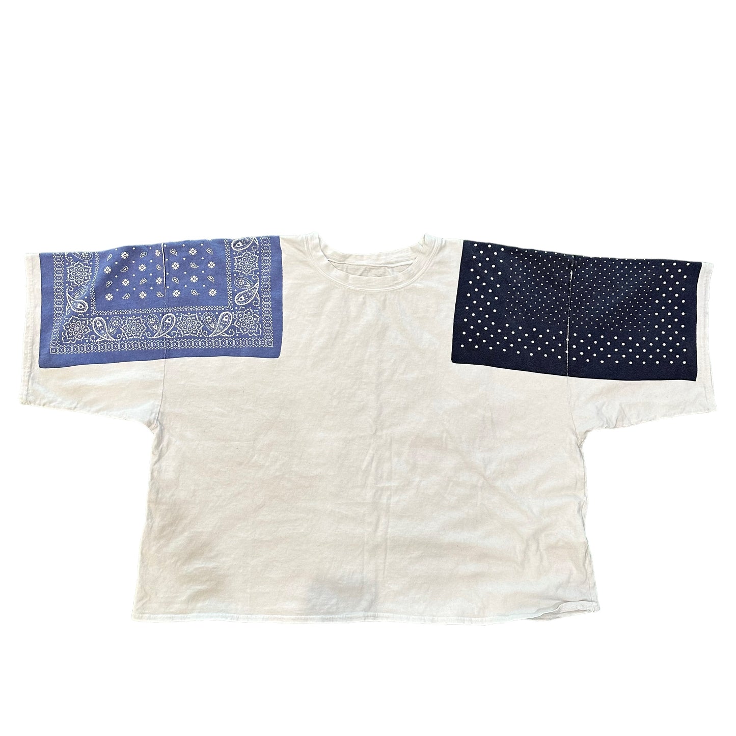 KAPITAL BANDANA SLEEVE TEE (SY0LGT)