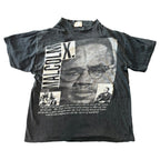 Vintage Malcom X Black Tee