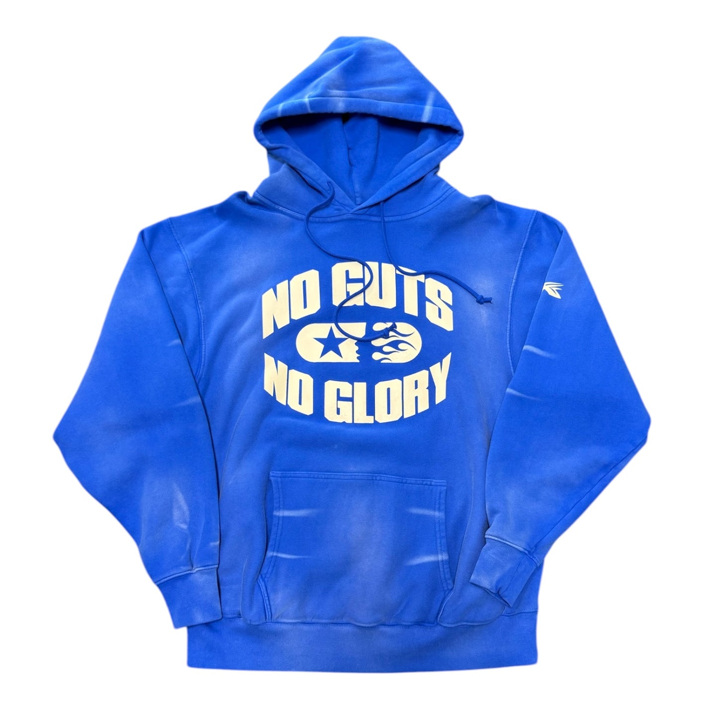 Blue Hellstar No Guts Hoodie