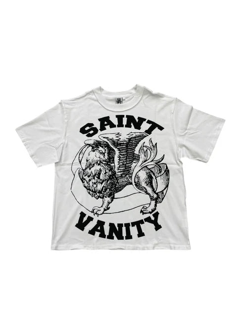 Saint Vanity Logo Tee White