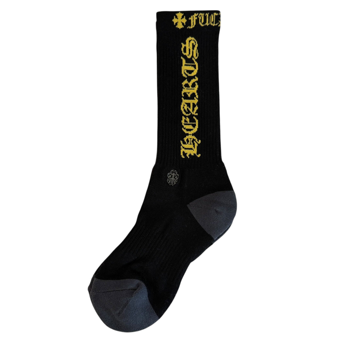 Brand New Chrome Hearts Crew Socks “black/yellow”