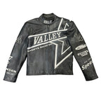 Vale Lives Black Leather Moto Jacket