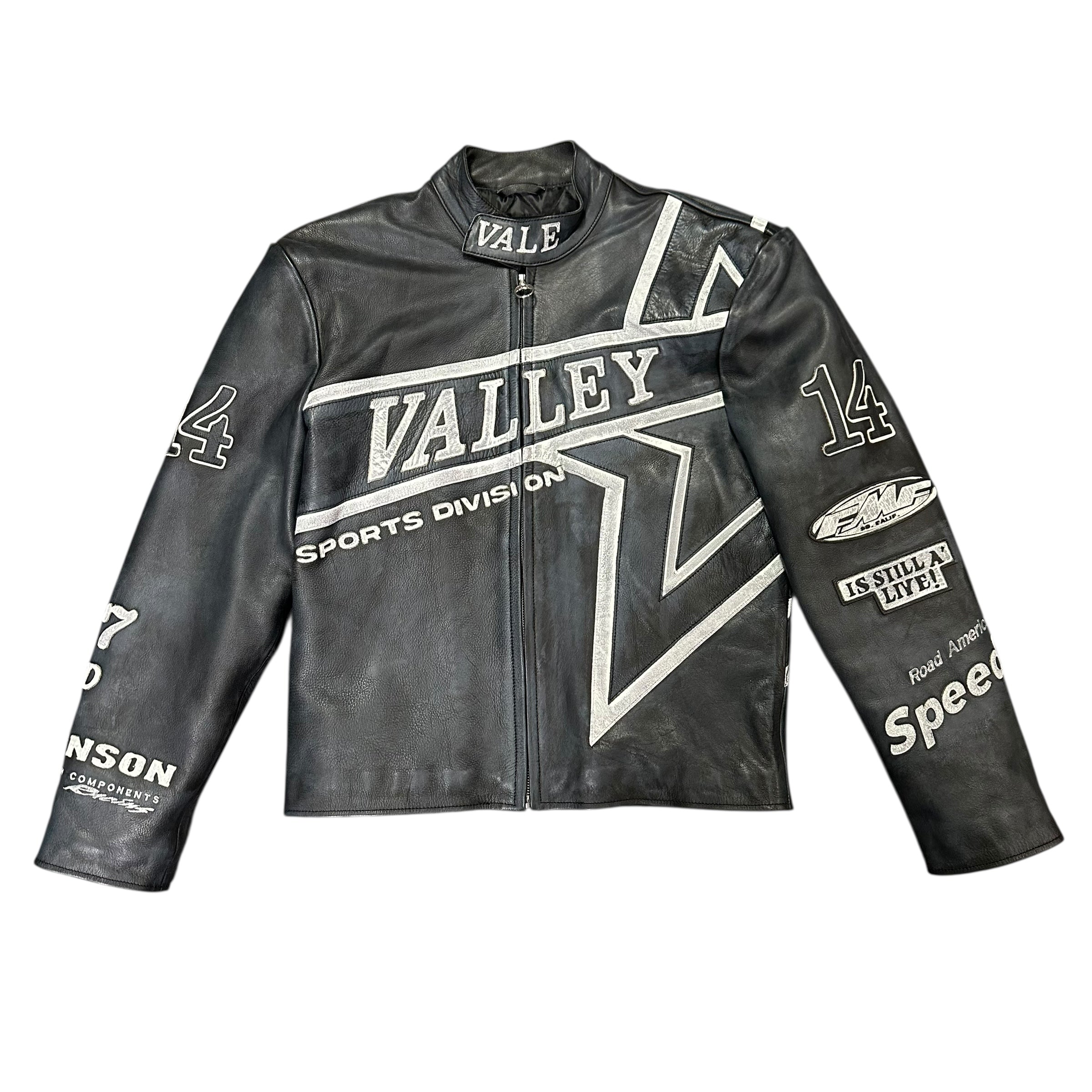 Vale Lives Black Leather Moto Jacket