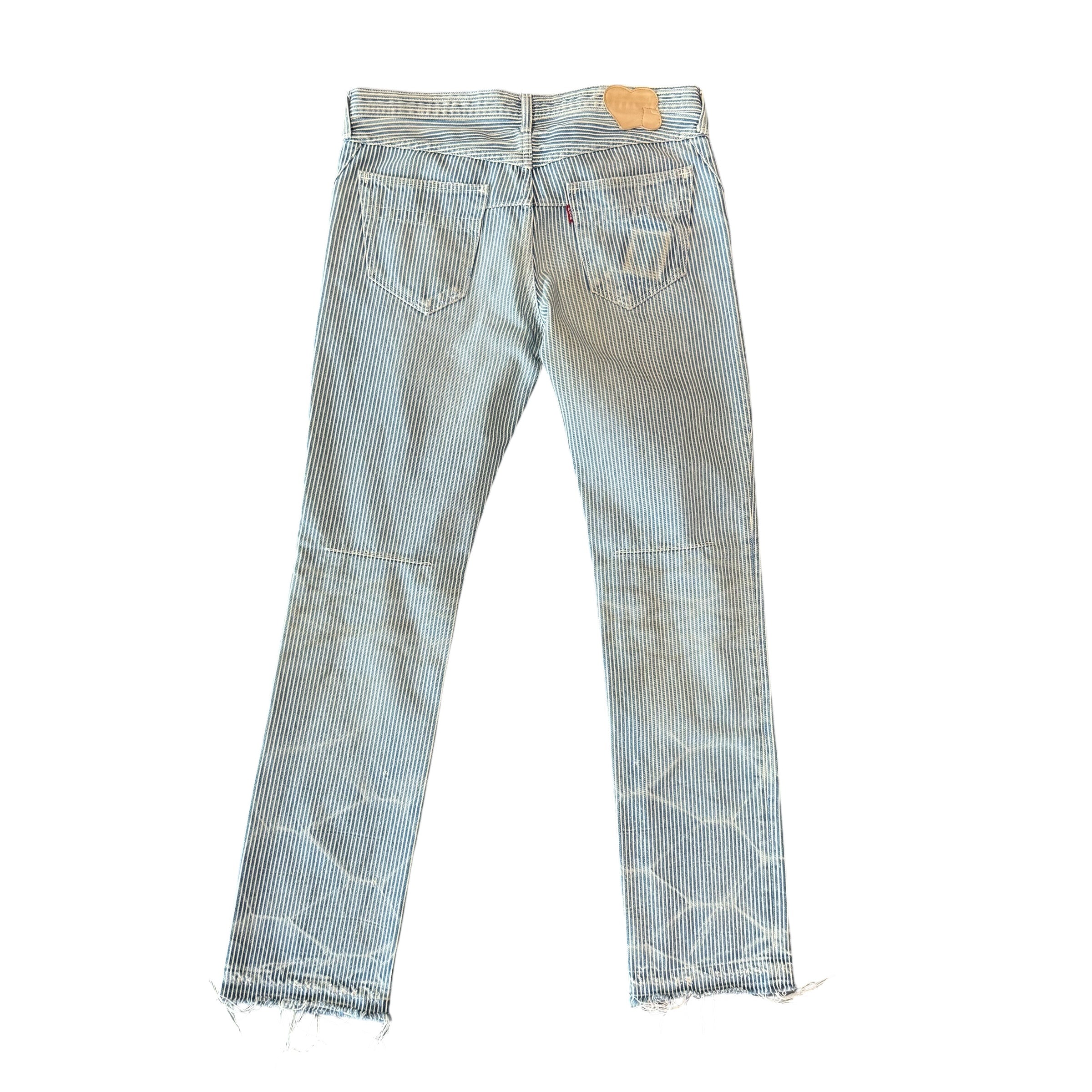 Number Nine Blue Stripped Pants