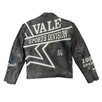 Vale Lives Black Leather Moto Jacket