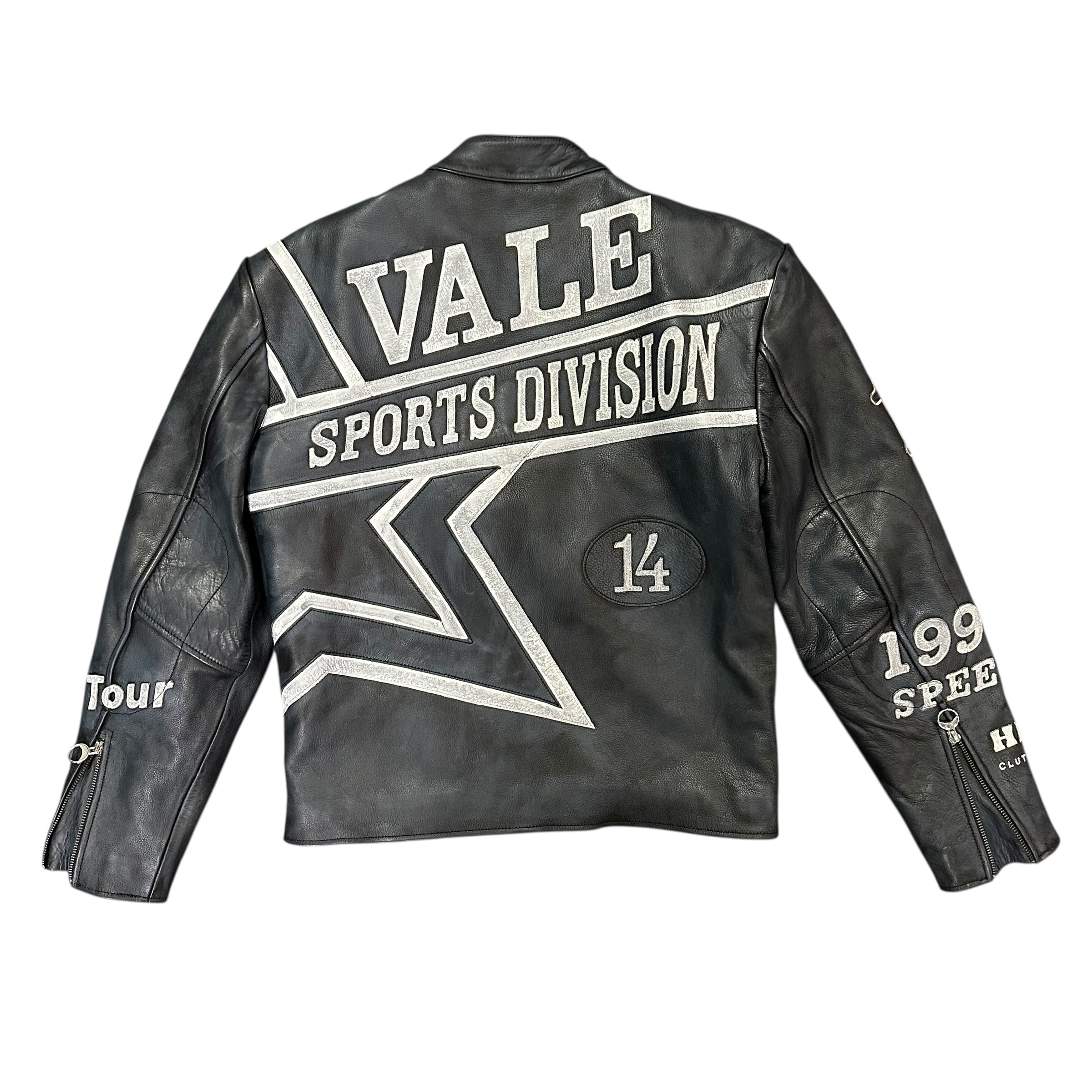 Vale Lives Black Leather Moto Jacket