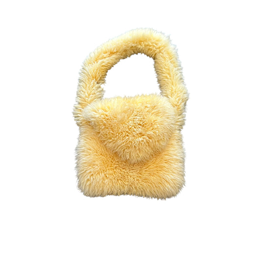 ERL Shearling Messenger Bag 19in x 16in