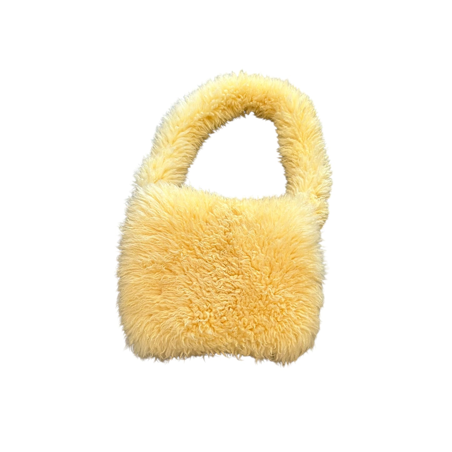 ERL Shearling Messenger Bag 19in x 16in