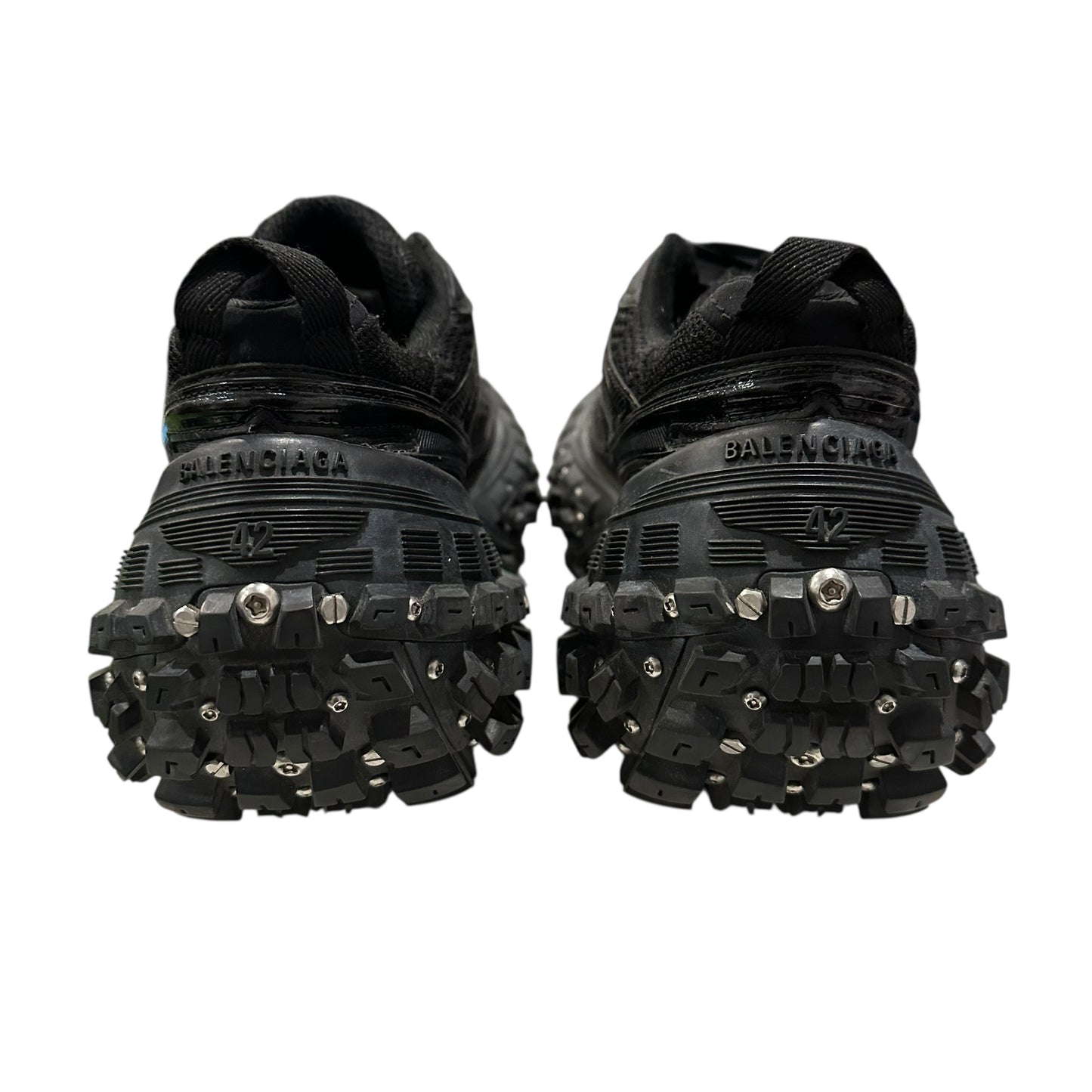 Balenciaga Studded Defender Sneakers Black