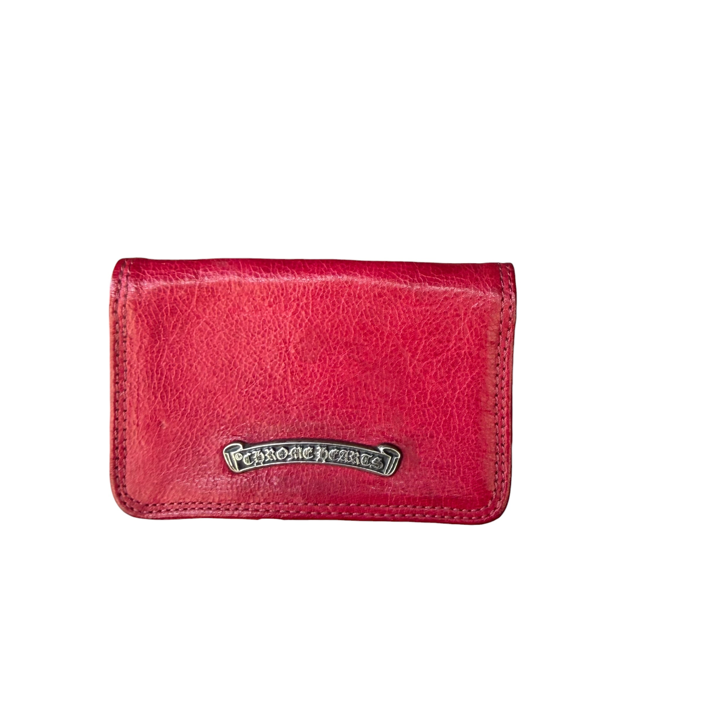 Red Chrome Hearts Wallet