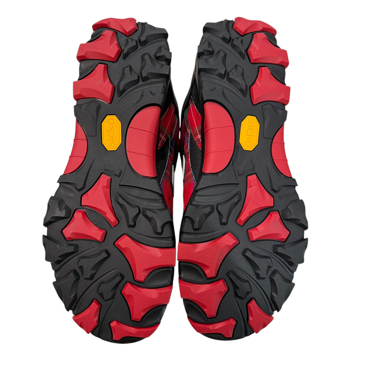 Brand New Eric Emanuel Black/Red Hiking Sneakers