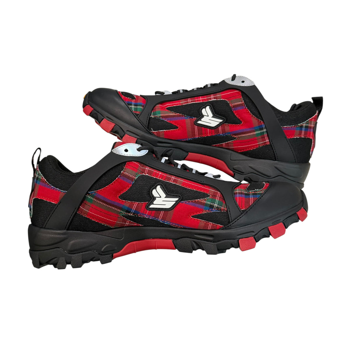 Brand New Eric Emanuel Black/Red Hiking Sneakers