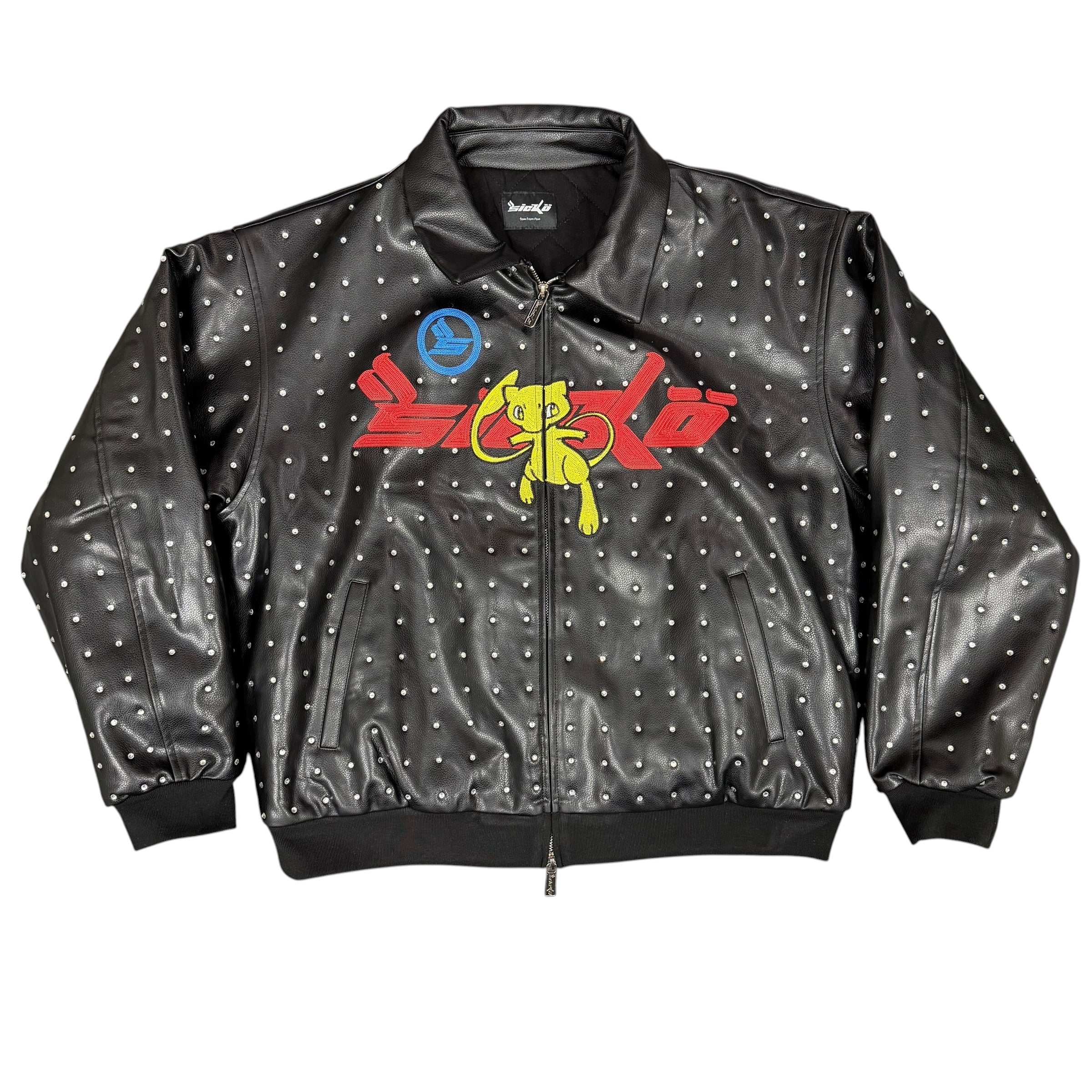 NEW Sicko Studded Leather Jacket