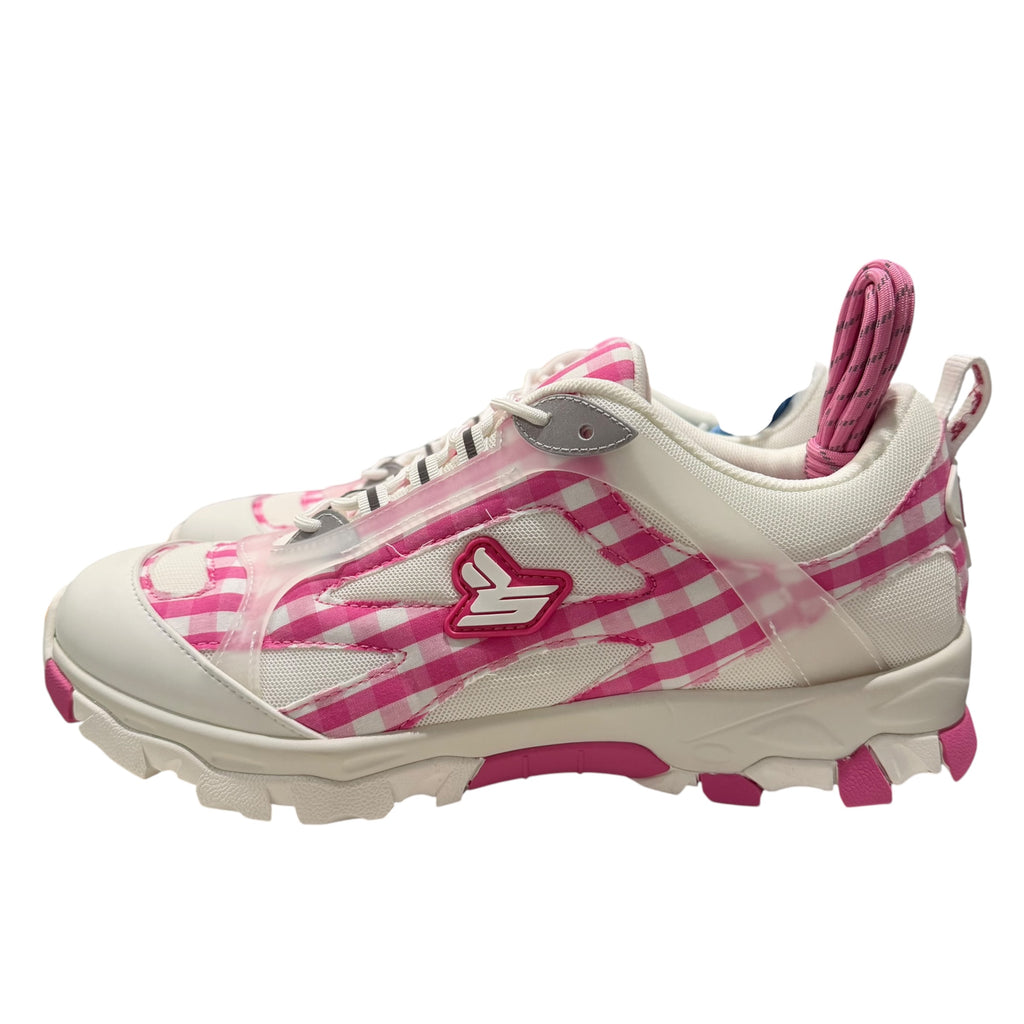 New EE x Sicko Hiking Sneaker “White/Pink”