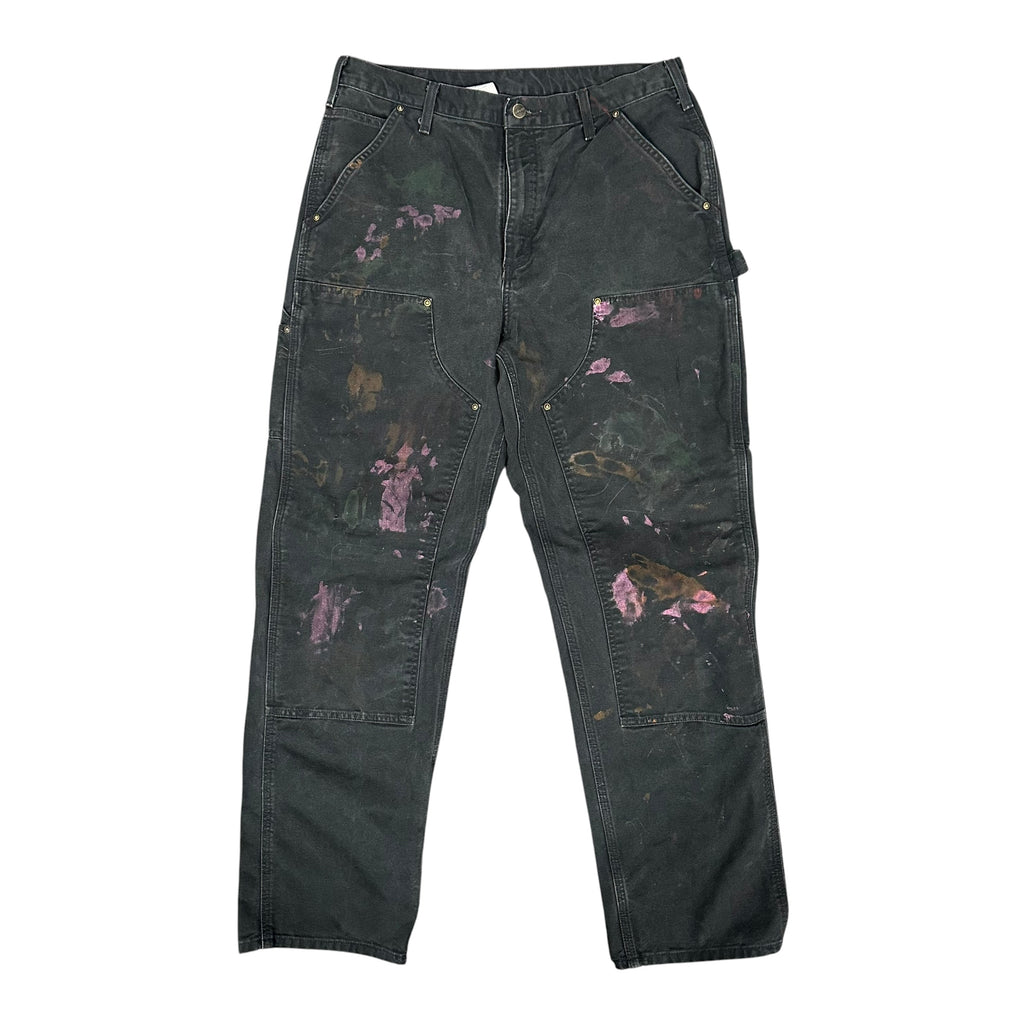 Carhartt Black/Purple Paint Double Knee (34x34)
