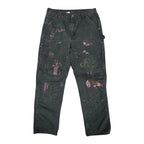 Carhartt Black/Purple Paint Double Knee (34x34)