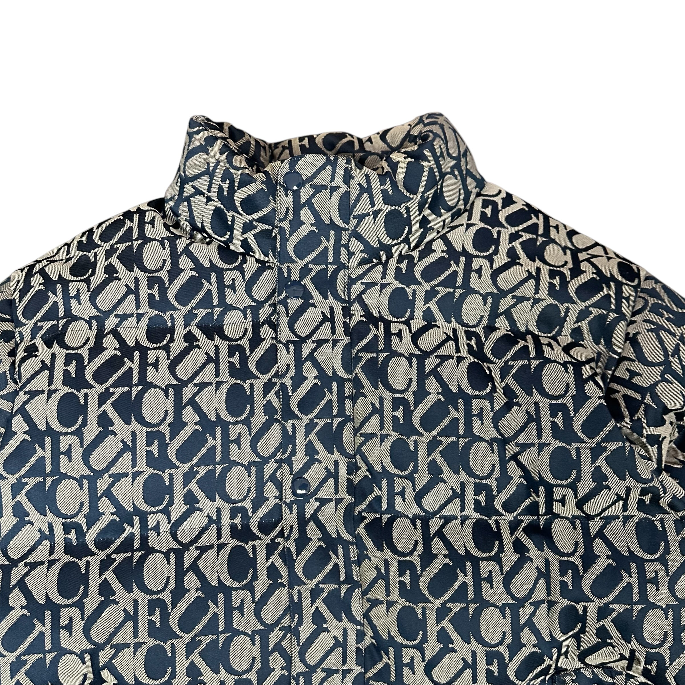 Supreme Blue F*ck You Puffer Jacket