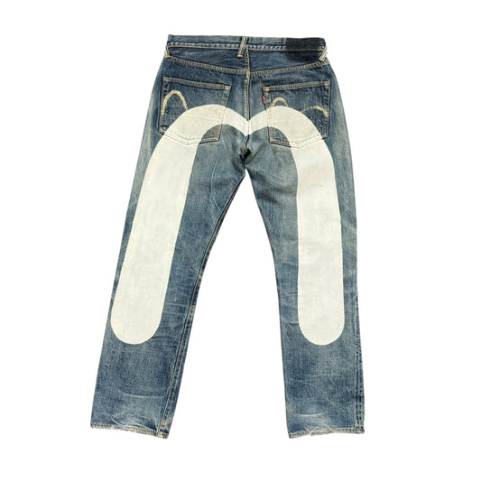 Evisu Lightwash Blue Jeans